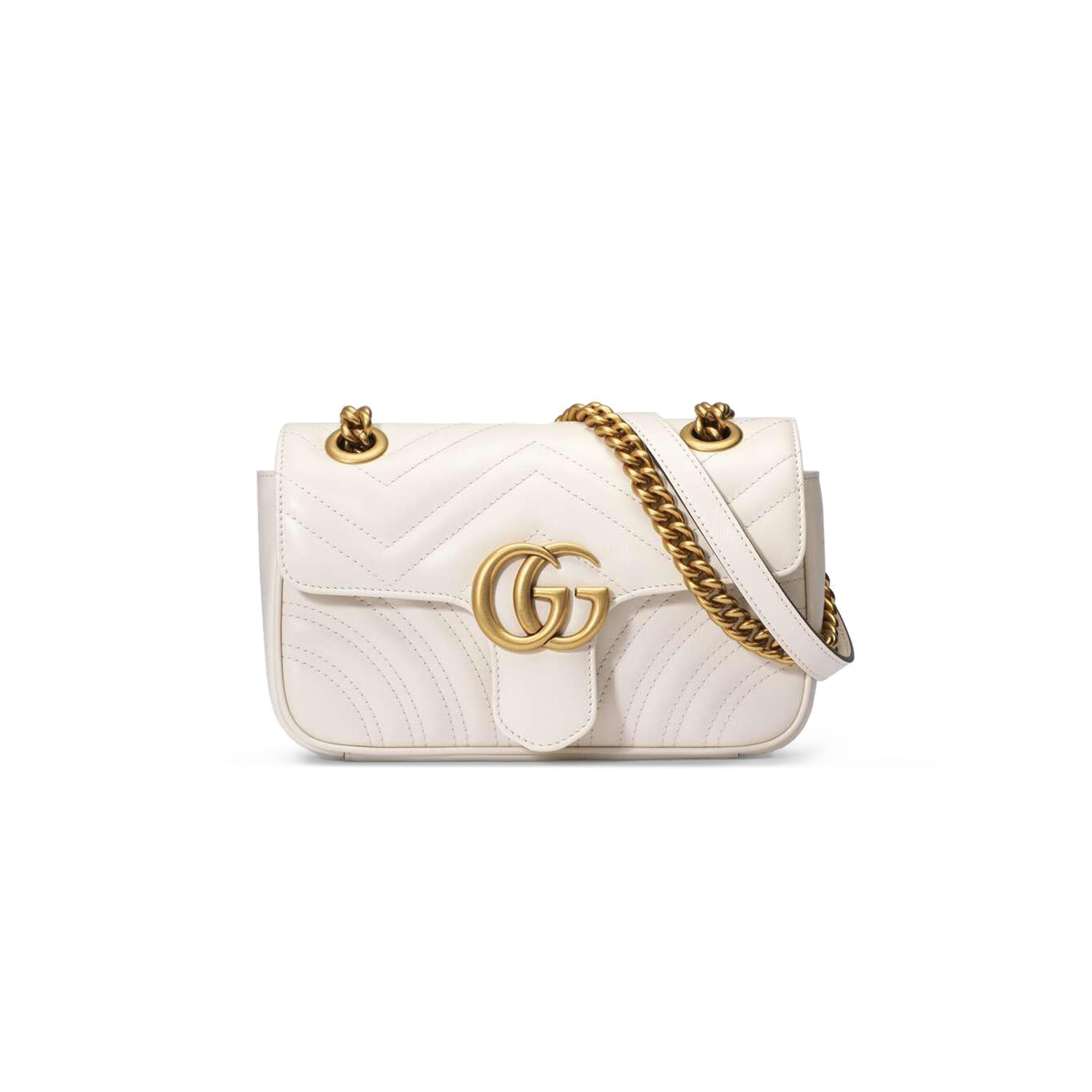GUCCI GG MARMONT MATELASSÉ SMALL BAG 446744 (22*13*6cm)